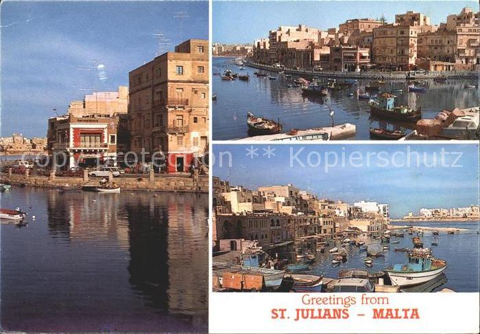 St Julians Hafen Boote