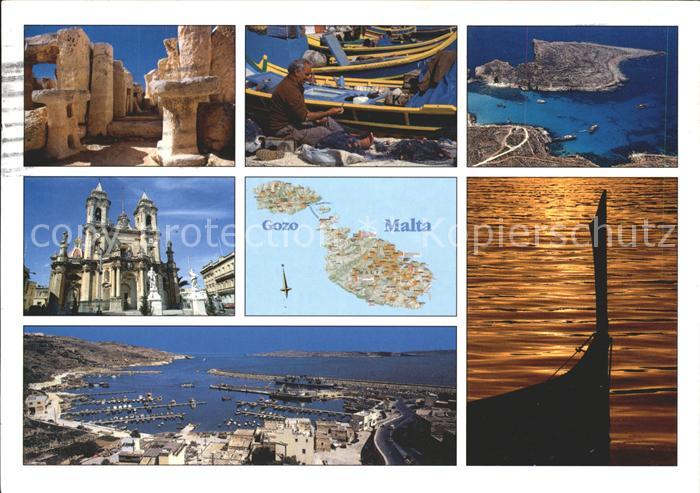 Malta Hagar Qim Fisherman Fliegeraufnahme Comina