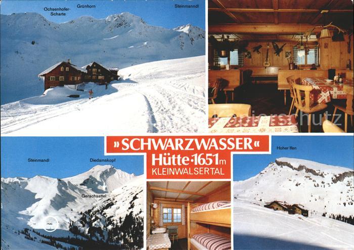 Hirschegg Kleinwalsertal Vorarlberg Schwarzwasserhuette DAV-Sektion Schwaben