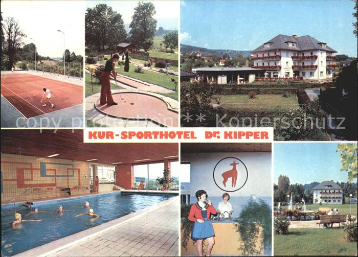 Bad Gams Kur und Sporthotel Dr Kipper Tennis Hallenbad Minigolf