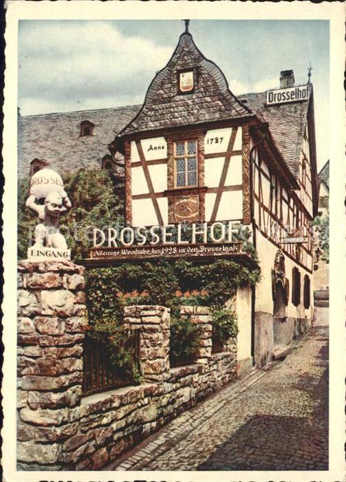 Ruedesheim Rhein Weinhaus Drosselhof Drosselgasse