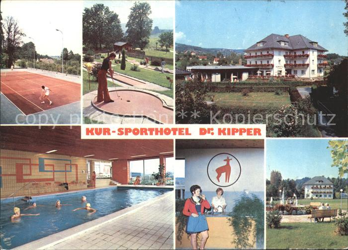 Bad Gams Kur und Sporthotel Dr Kipper Hallenbad Tennis Minigolf