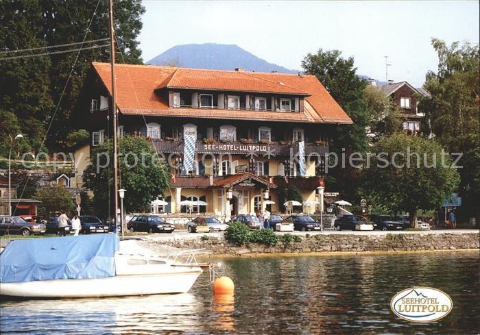 Tegernsee Bayern Seehotel Luitpold Bootsliegeplatz