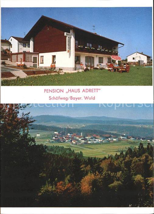 Schoefweg Pension Haus Adrett Totalansicht