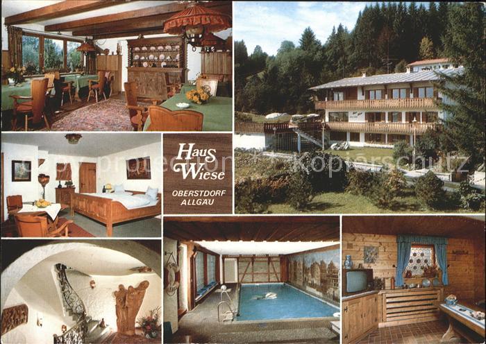 Oberstdorf Haus Wiese Gastraum Zimmer Hallenbad Sauna