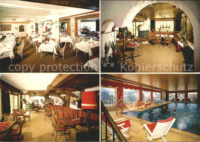 Baiersbronn Schwarzwald Kurhotel Mitteltal Gastraeume Hallenbad