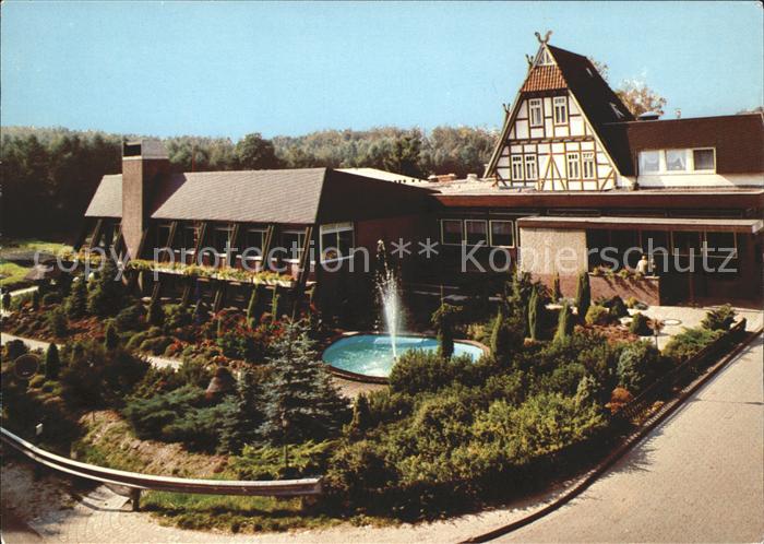Walsrode Lueneburger Heide Restaurant Luisenhoehe Park Fontaene