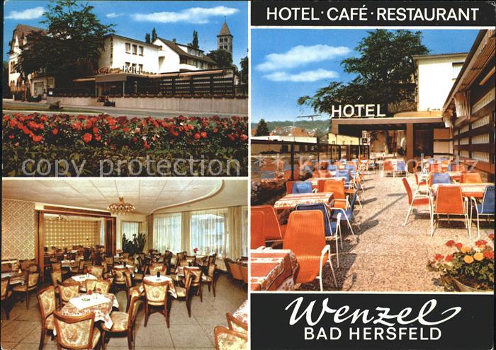 Bad Hersfeld Hotel Restaurant Wenzel Gastraum Terrasse