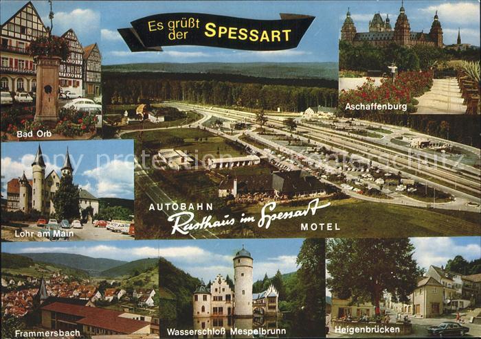 Spessart Region Bad Orb Aschaffenburg Autobahn Rasthaus Lohr Frammersbach Wasser