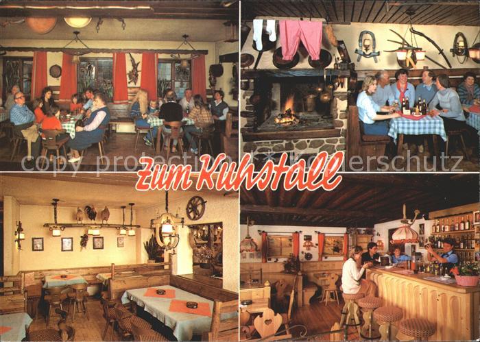 Reit Winkl Tanzlokal Cafe Zum Kuhstall Maria und Addi Hellwig Gastraeume Bar