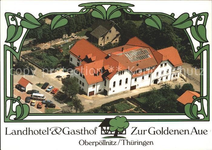 Oberpoellitz Landhotel Gasthof Zur Goldenen Aue Fliegeraufnahme