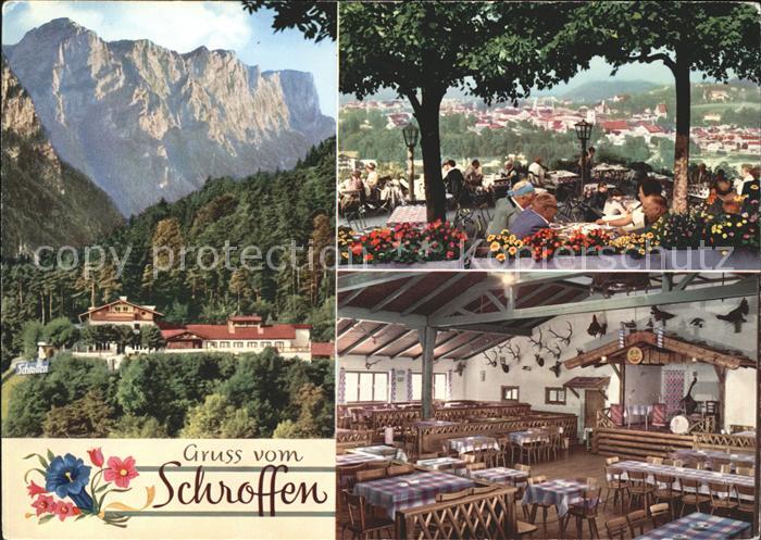 Bad Reichenhall Berggasthof Schroffen Speisesaal Panorama Der Schroffen