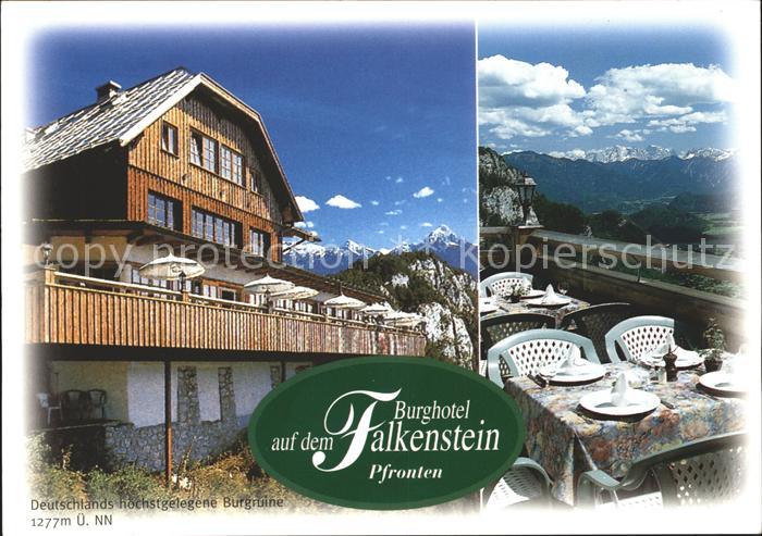 Pfronten Ostallgaeu Bayern Burghotel auf dem Falkenstein