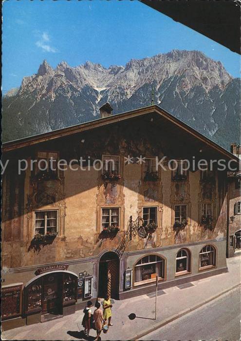 Mittenwald Bayern Dorfpartie