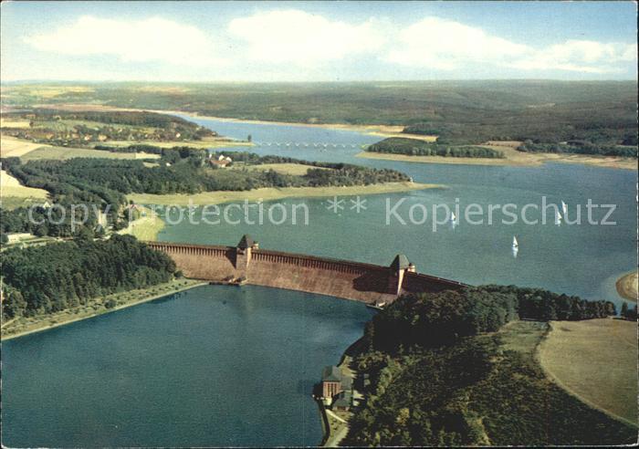 Soest Arnsberg Moehnetalsperre Fliegeraufnahme
