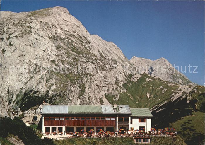 Koenigsee Berchtesgaden Jenner Berggaststaette mit Hohem Brett