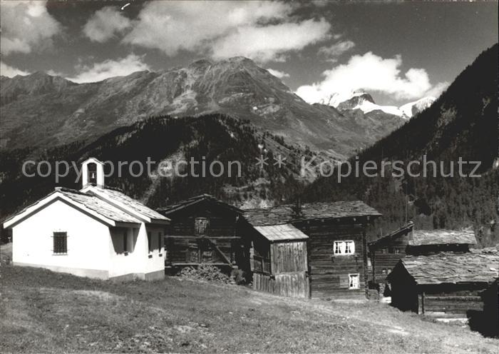Zermatt VS Neue Kapelle in Zumsee Findeln-Rothorn
