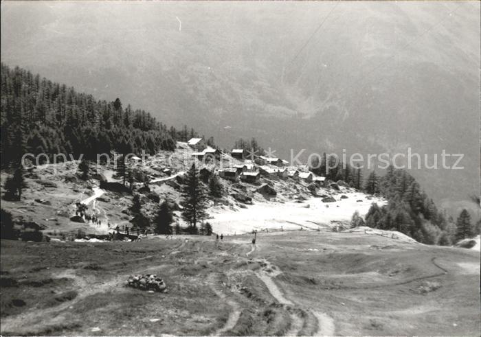 Valais Wallis Kanton Berghaeuser