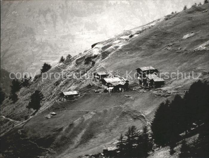 Valais Wallis Kanton Berghaeuser