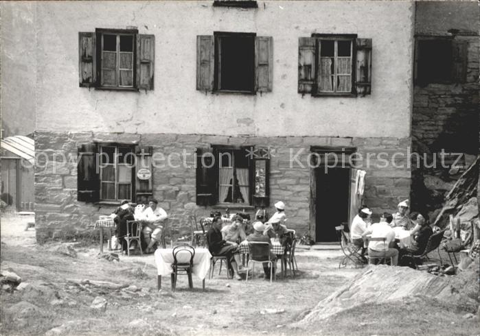 Valais Wallis Kanton Berghaus Almagelleralp Restaurant
