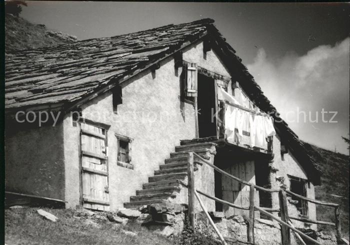 Valais Wallis Kanton altes Haus