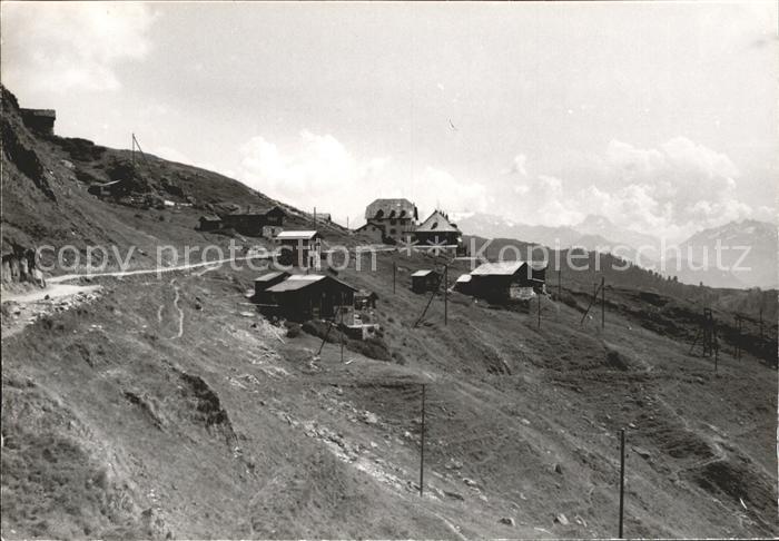 Valais Wallis Kanton Berghaeuser