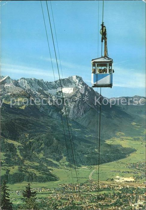 Seilbahn Wankbahn Garmisch-Partenkirchen Zugspitzgruppe