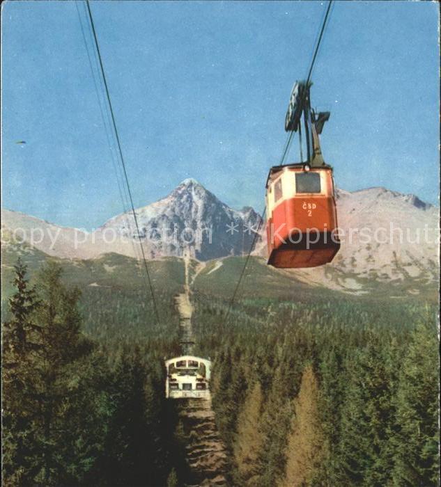 Seilbahn Lamnitzer Spitze Hohe Tatra Vysoke Tatr