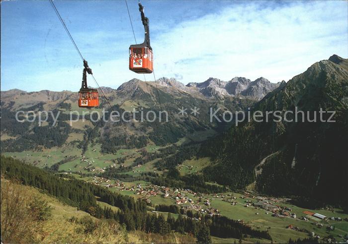 Seilbahn Walmendingerhornbahn Hammerspitze Schafalpkoepfen