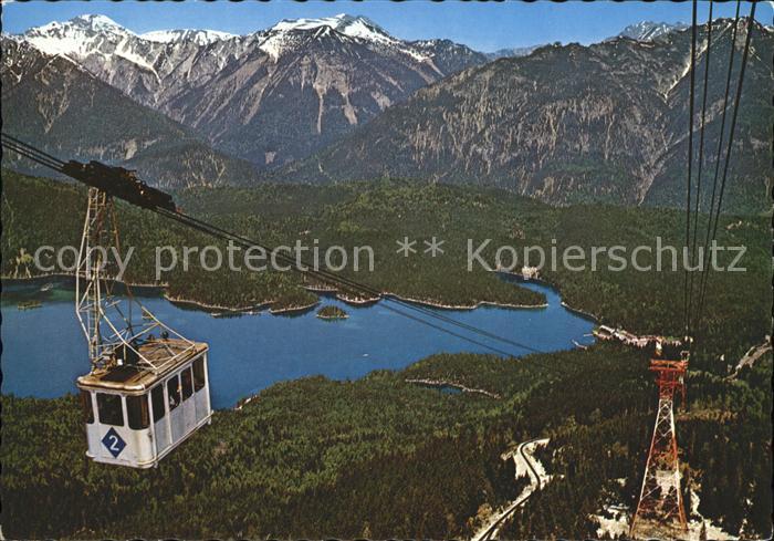Seilbahn Zugspitzbahn Eibsee Zugspitze