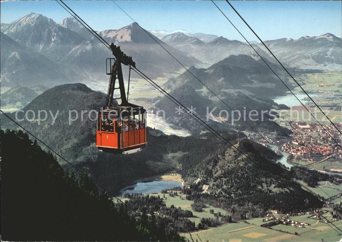 Seilbahn Tegelbergbahn Schwangau-Fuessen Brentenjoch Aggenstein Breitenberg