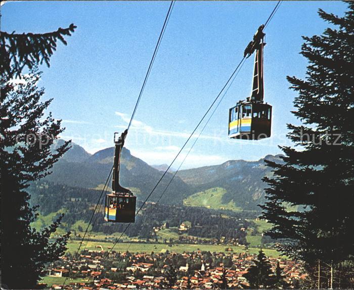 Seilbahn Nebelhornbahn Oberstdorf Allgaeu