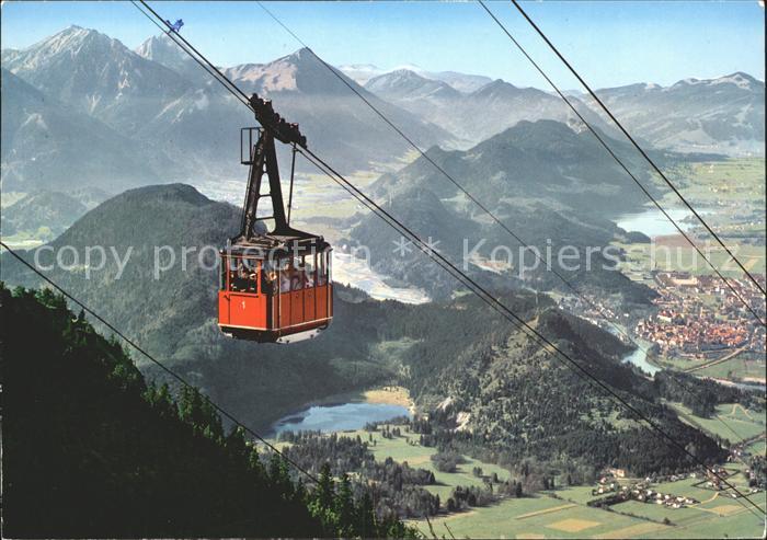 Seilbahn Tegelbergbahn Schwangau-Fuessen Brentenjoch