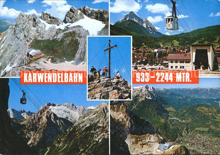 Seilbahn Karwendelbahn Mittenwald Bergstation Restaurant