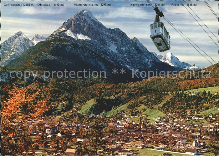 Seilbahn Karwendelbahn Mittenwald Wettersteingebirge