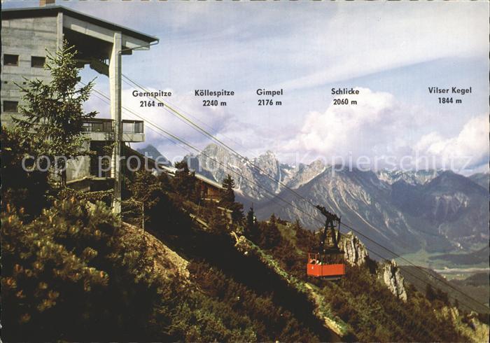 Seilbahn Tegelbergbahn Tiroler Hochgebirge