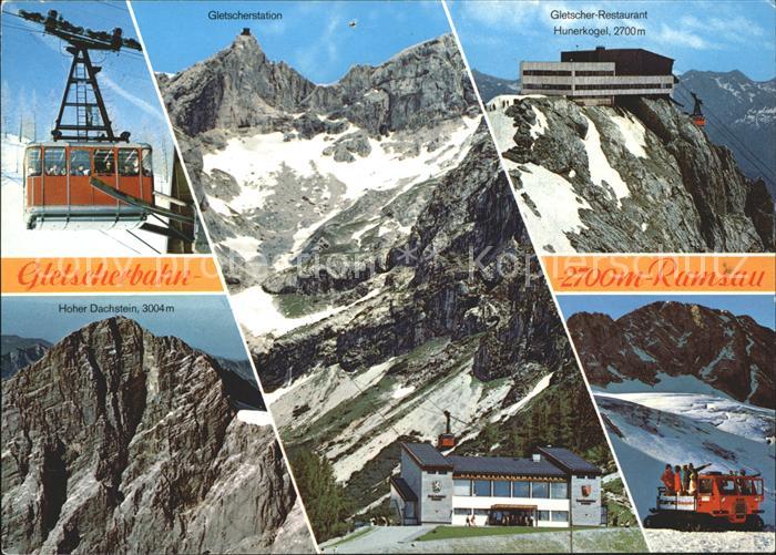Seilbahn Berg- und Talstation Dachstein-Suedwandbahn Ramsau Gletscher-Restaurant