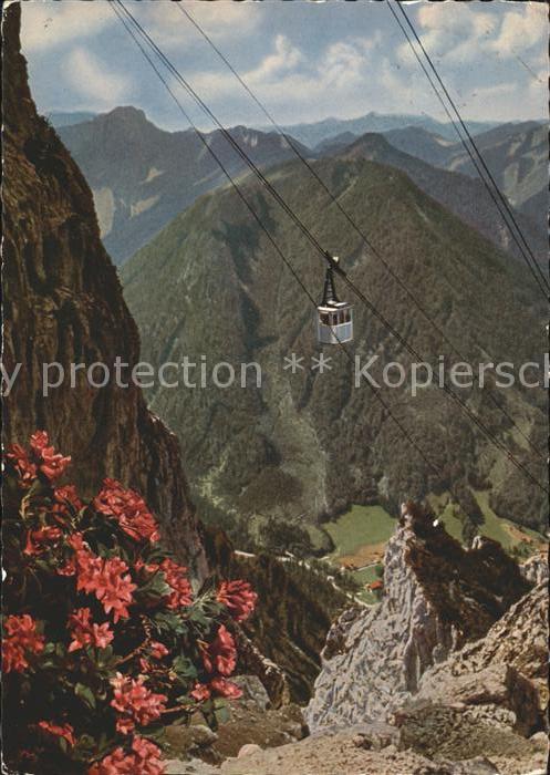 Seilbahn Rauschbergbahn Ruhpolding Oberbayern