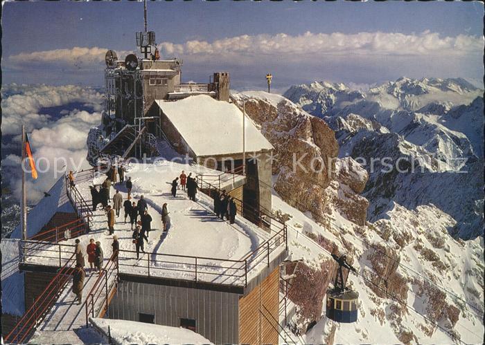 Seilbahn Zugspitzbahn Zugspitzgipfel Karwendelgebirge