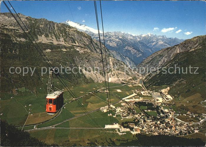 Seilbahn Andermatt Gemsstock Salbitschijn Rohrspitz
