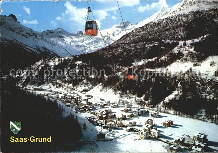 Seilbahn Kreuzboden Saas-Grund Allalin Alphubel