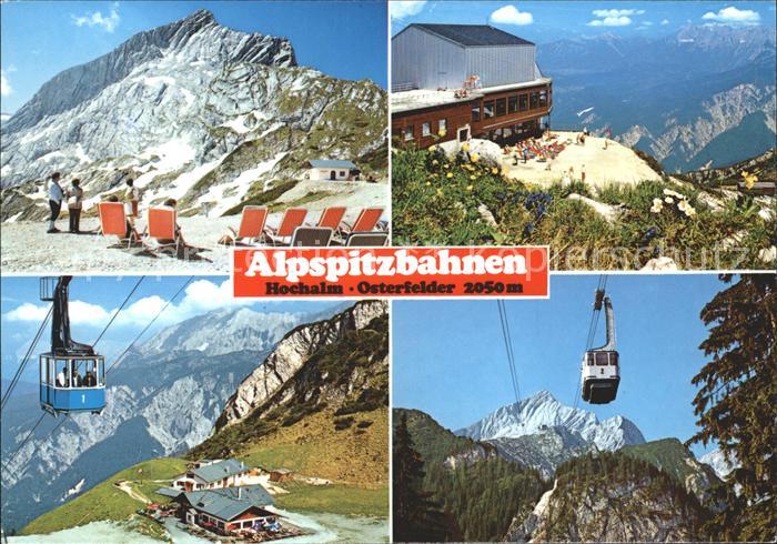 Seilbahn Alpspitz Garmisch-Partenkirchen Bergstation Hochalmseilbahn