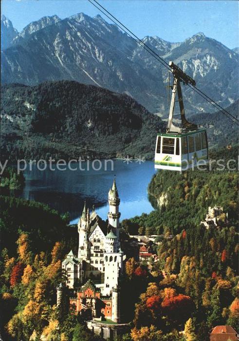Seilbahn Koenigsschloss Neuschwanstein