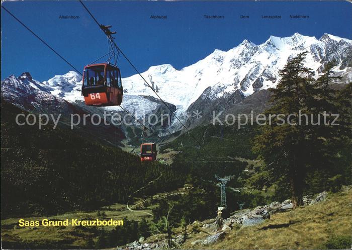 Seilbahn Saas Grund-Kreuzboden