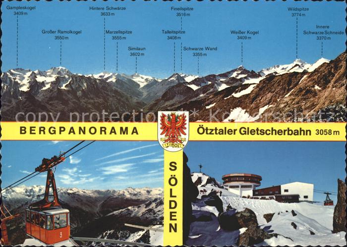 Seilbahn Ötztaler Gletscherbahn Sölden Tirol