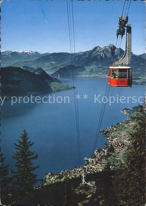 Seilbahn Weggis Rigi Kaltbad Vierwaldstaettersee Pilatus