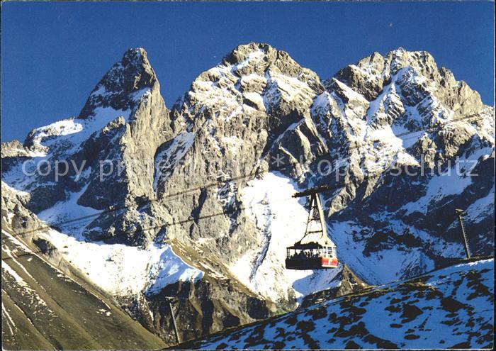Seilbahn Fellhorn Oberstdorf Allgäu Mädelegabelg