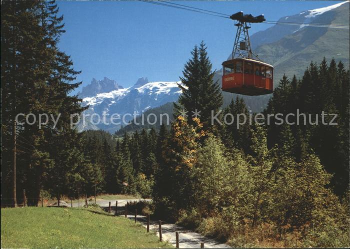 Seilbahn Gerschnialp-Truebsee Spannoerter Engelberg