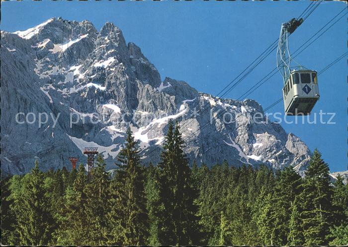 Seilbahn Eibsee Zugspitzgipfel Zugspitze