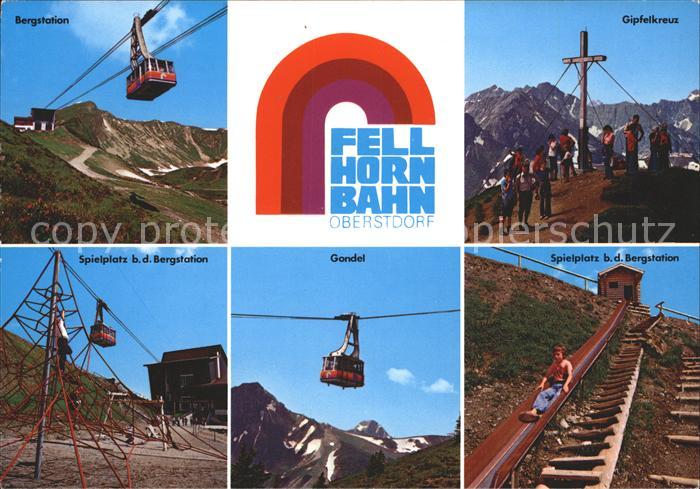 Seilbahn Fellhorn Oberstdorf Bergstation Spielplatz Gipfelkreuz
